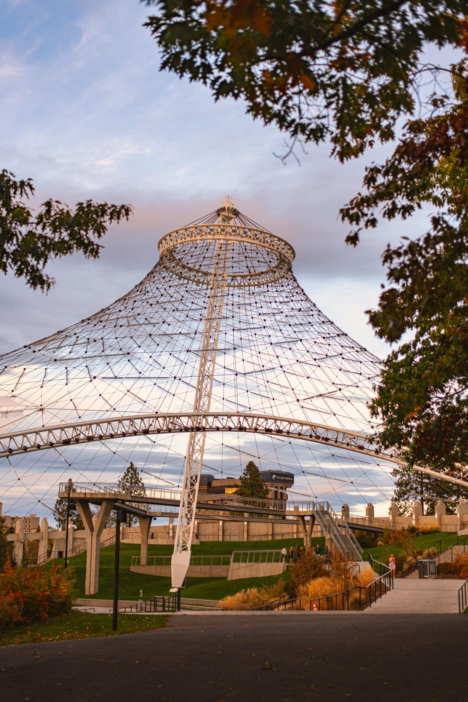 The Pavilion structure in Spokane's Riverfront Park